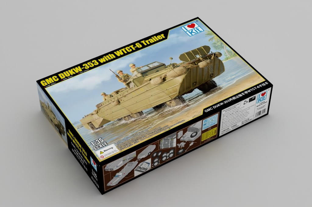I Love Kit 1/35 DUKW-353 w/WTCT-6 Trailer 63539